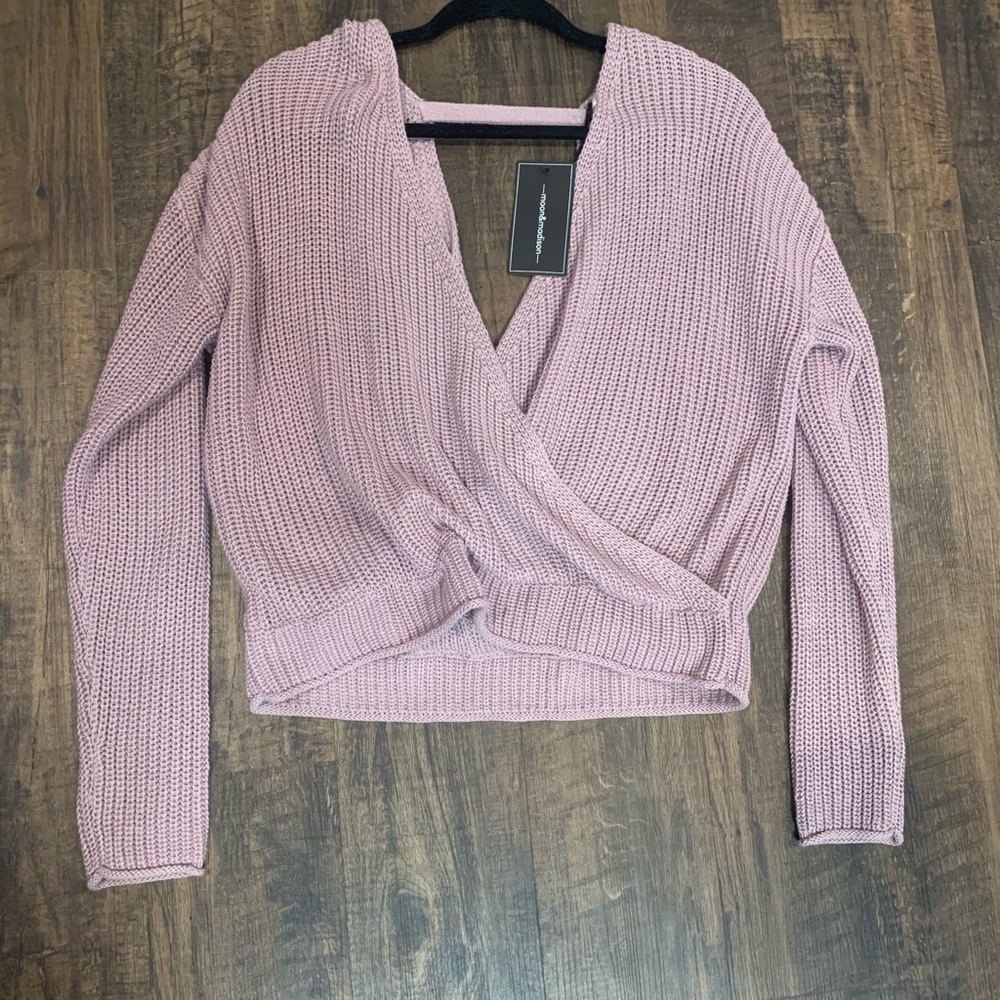 Brand new purple/pink sweater